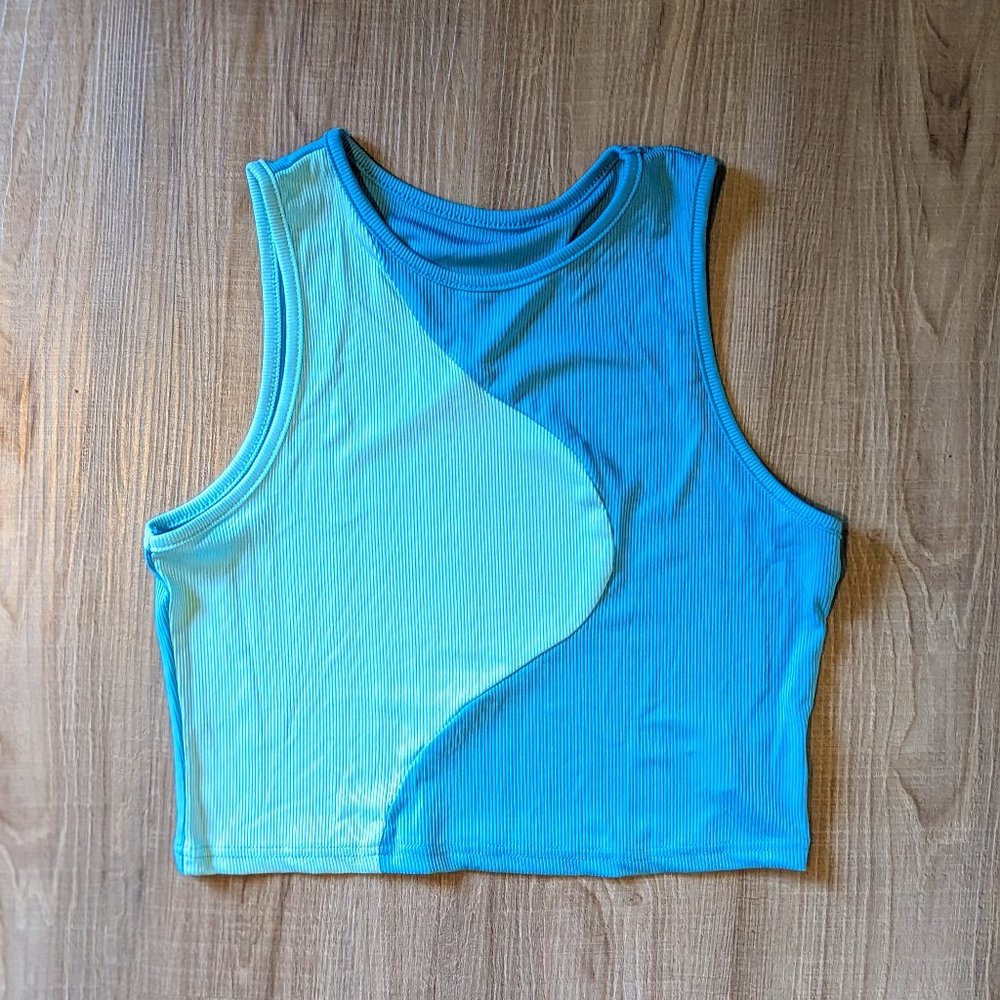 NWOT SHEIN Color Block Crop Tank